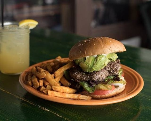 Aragorn's Avocado Burger.