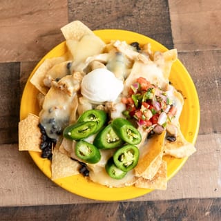 Lonely Mountain Black Bean Nachos